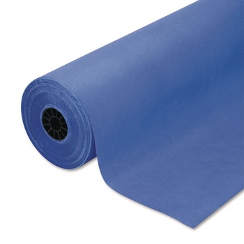 Pacon P0063200 35 lbs. Wrapping Weight 36 in. x 1000 ft. Rainbow Duo-Finish Colored Kraft Paper - Royal Blue (1-Roll)