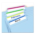 Labels | Avery 05215 0.69 in. x 3.44 in. Permanent File Labels - White (252/Pack) image number 4