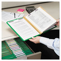 File Folders | Smead 19033 Six SafeSHIELD Fasteners 2 Dividers Legal Size Six-Section Pressboard Top Tab Classification Folders - Green (10/Box) image number 6