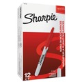 Back to School Sale | Sharpie 32702 Fine Bullet Tip Retractable Permanent Marker - Red (1-Dozen) image number 3