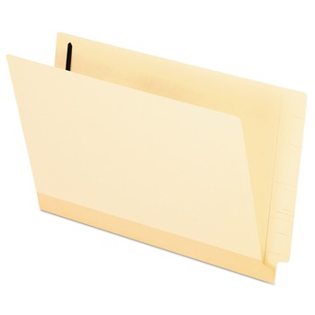 Pendaflex 13210 0.75 in. Expansion 11-pt Manila 1 Fastener Legal Size Laminated End Tab Fastener Folders - Manila (50/Box)