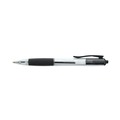 Pens | Universal UNV15530 1 mm Comfort Grip Retractable Ballpoint Pens - Medium, Black (1 Dozen) image number 3