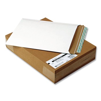 PRODUCTS | Quality Park QUA64016 11 x 13.5 Redi-Strip Adhesive Cheese Blade Flap Photo/Document Mailer - White (25/Box)