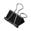 Binding Spines & Combs | Universal UNV10199VP3 Binder Clip Value Pack - Mini, Black/Silver (36/Pack) image number 1