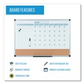 Bulletin Boards | MasterVision MB0707186P 36 in. x 24 in. 3-in-1 Monthly Planning/Scheduling Calendar Planner - White Surface/Satin Aluminum Frame image number 7