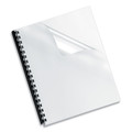 Sheet Protectors | Fellowes Mfg Co. 5293701 Crystals 11.25 in. x 8.75 in. 3-Hole Punched Transparent Presentation Covers with Square Corners - Clear (100/Pack) image number 3