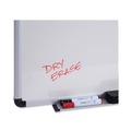 White Boards | Universal UNV43722 24 in. x 18 in. Modern Melamine Dry Erase Board - White Surface, Aluminum Frame image number 1