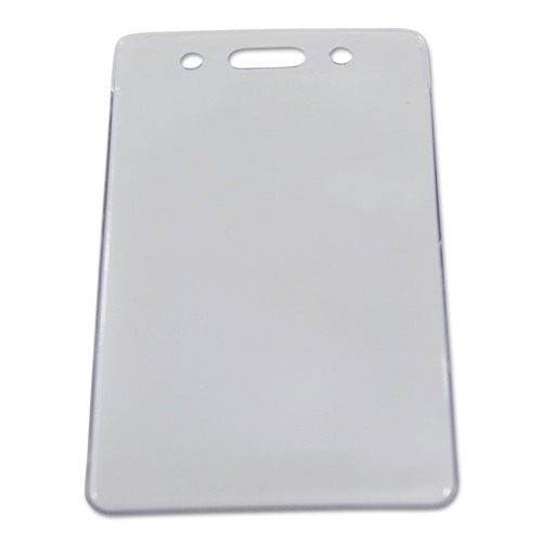 Label & Badge Holders | SICURIX BAU47820 2-1/2 in. x 4-1/2 in. Vertical Proximity Badge Holder - Clear (50/Pack) image number 0