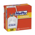Trash Bags | Hefty E84574 23.75 in. x 27 in. 13 Gallon Strong Tall Kitchen Drawstring Bags - White (90/Box) image number 0