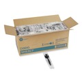  | Dixie SH53C7 Individually Wrapped Heavyweight Polystyrene Soup Spoons - Black (1000/Carton) image number 0