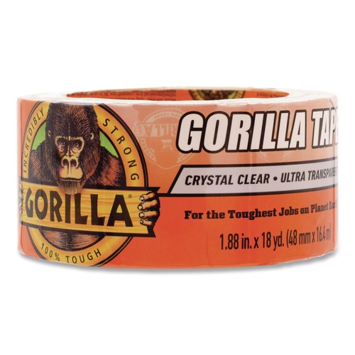 Tapes | Gorilla Glue 6060002 1.88 in. x 18 yards 3 in. Core Tape - Crystal Clear (1-Roll) image number 0