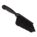 Cleaning Brushes | Carlisle 3622503 8 in. Horsehair Blend Bristles Counter/Radiator Brush - Black image number 1