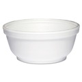 Just Launched | Dart 8B20 8 oz Round Foam Bowls - White (50/Pack, 20 Packs/Carton) image number 0