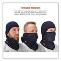 Safety & First Aid | Ergodyne 16851 N-Ferno 6823 One Size Fits Most Fleece Hinged Balaclava Face Mask - Navy image number 5