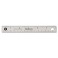 Office & Office Supplies | Westcott 10414 6 in. Long Standard/Metric Stainless Steel Office Ruler With Non Slip Cork Base image number 0