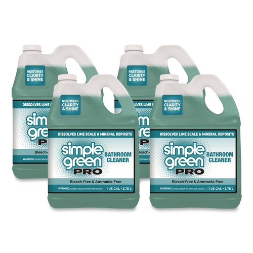 All-Purpose Cleaners | Simple Green 1710100451128 1 Gallon Pro Bathroom Cleaner (4/Carton) image number 0