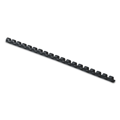 Binding Spines & Combs | Fellowes Mfg Co. 52506 0.31 in. Diameter 40 Sheet Capacity Plastic Comb Bindings - Navy Blue (100/Pack) image number 0