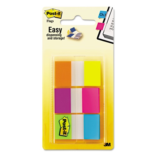 Page Flags | Post-it Flags 680-EG-ALT Page Flags in Portable Dispenser - Assorted Brights (60/Pack) image number 0
