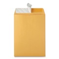 Envelopes & Mailers | Quality Park QUA44562 Redi-Strip 9 in. x 12 in. No. 10-1/2 Cheese Blade Flap Adhesive Closure Catalog Envelope - Brown Kraft (100/Box) image number 2