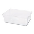 Just Launched | Rubbermaid Commercial FG330000CLR 12.5 Gallon 26 in. x 18 in. x 9 in. Plastic Food/Tote Boxes - Clear image number 2