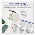 Labels | Avery 04221 0.75 in. Diameter Printable Self-Adhesive Permanent ID Labels with Sure Feed - White (800/Pack) image number 3