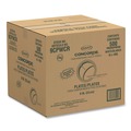  | Dart 9CPWCR 9 in. 3-Compartment Concorde Foam Plate - White (4 Packs/Carton) image number 0