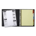 Back to School Sale | Avery 11109 Big Tab 11 in. x 8.5 in. 5-Tab Double-Sided Gold Edge Reinforcing Insertable Dividers - Assorted Tabs/Buff (1-Set) image number 7