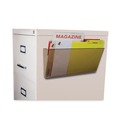 File Folders | Storex 70326U06C 16 in. x 4 in. x 7 in. Unbreakable Magnetic Wall Legal/Letter File - Smoke image number 3