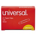 Paper Clips | Universal A7072210A #1 Paper Clips - Small, Silver (100/Box, 10 Boxes/Pack) image number 2