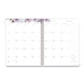 Notebooks & Pads | AT-A-GLANCE 1134905 12-Month (Jan to Dec): 2026 11 in. x 8.5 in. Floral Artwork Mina Weekly/Monthly Planner - White/Violet/Peach Cover image number 3