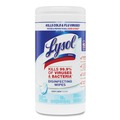 Hand Wipes | LYSOL Brand 19200-89346 7 in. x 7.25 in. 1-Ply Disinfecting Wipes - Crisp Linen/White (6/Carton) image number 1