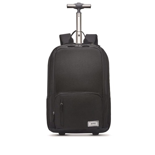 Office & Office Supplies | SOLO UBN7864 Bleecker 12.5 in. x 8 in. x 19 in. Recycled Rolling Backpack Fits Devices Up to 15.6 in.- Dark Gray image number 0