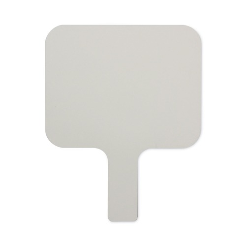 White Boards | Flipside 10039 9.75 in. x 8 in. Dry Erase Paddle - White Surface (12/Pack) image number 0