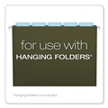 File Folders | Pendaflex 42 BLU 2 in. Wide 1/5-Cut Transparent Colored Tabs for Hanging File Folders - Blue (25/Pack) image number 4