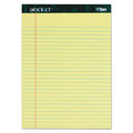 Notebooks & Pads | TOPS 63406 (50) Canary-Yellow 8.5 in. x 11.75 in. Sheets Wide/Legal Rule Docket Ruled Perforated Pads (6/Pack) image number 0