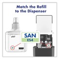 Hand Sanitizers | PURELL 5024-01 5.25 in. x 8.56 in. x 12.13 in. 1,200 mL Push-Style Hand Sanitizer Dispenser - Graphite (1/Carton) image number 5