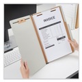 File Folders | Universal UNV10282 6-Section 2-Divider Pressboard Classification Folders - Legal, Gray (10/Box) image number 2