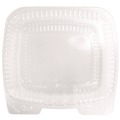 Food Trays, Containers, and Lids | Handi-Foil HFA 6051S-500 8.63 in. x 2.75 in. x 5.25 in. 12 oz. Handi-Lock Plastic Food Container - Clear (500/Carton) image number 0