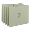 Just Launched | Smead 52369 Recycled Daily 8.5 in. x 14 in. 1/5-Cut Top Tab File 1 to 31 Guide Set - Green (31/Set) image number 3