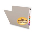 File Folders | Smead 25310 0.75 in. Expansion Shelf-Master Reinforced End Tab Colored Folders - Letter Size/Gray (100/Box) image number 5