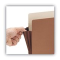 Just Launched | Smead 73264 3-1/2 in. Expansion Straight Tab File Pocket - Manila/Redrope (10/Box) image number 5