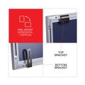 White Boards | Universal UNV44618 24 in. x 18 in. Deluxe Melamine Dry Erase Board - White Surface, Aluminum Frame image number 5