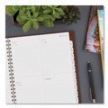 Notebooks & Pads | AT-A-GLANCE YP905A09 11.5 in. x 8 in. 13-Month (Jul 2024-2025) Signature Collection Academic Weekly/Monthly Planners - Distressed Brown Cover image number 4