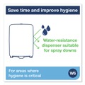 Paper Towel Holders | Tork 651228 12.56 in. x 10.57 in. x 18.09 in. Washstation Dispenser Red/Smoke (1/Carton) image number 3