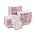  | Boardwalk BWK30LAG100 1 lbs. Capacity Paper Food Baskets - Red/White (1000/Carton) image number 2