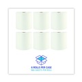 Paper Towels and Napkins | Boardwalk BWK35XTRA 1-Ply 8 in. x 800 ft. Xtra Roll Towels - White (6 Rolls/Carton) image number 3