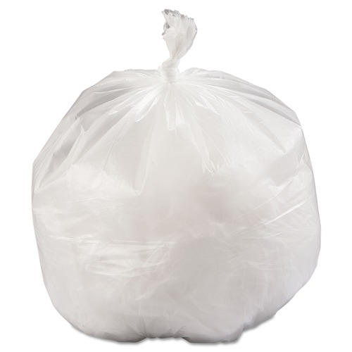 Trash Bags | Inteplast Group LG334013N-C 33 in. x 39 in. 11.94 mic 33 Gallon High-Density Commercial Can Liners - Natural (400/Carton) image number 0