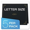 Frames | Oxford 29900055BGD 11.25 in. x 8.75 in. Certificate Holder - Black (5/Pack) image number 5