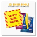 Binders | Avery 77714 11 in. x 8.5 in. 3-Ring UltraDuty Safety Data Sheet Binders Bundle with 3 in. Capacity - Yellow/Red image number 7