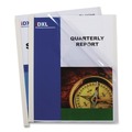 Sheet Protectors | C-Line 32457 0.13 in. Capacity 8.5 x 11 Vinyl Report Covers with Binding Bars - Clear (50/Box) image number 3